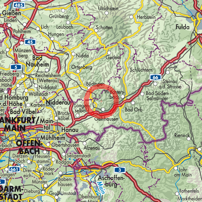 Landkarte Gettenbach