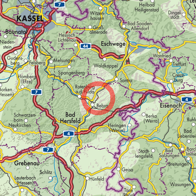 Landkarte Gilfershausen