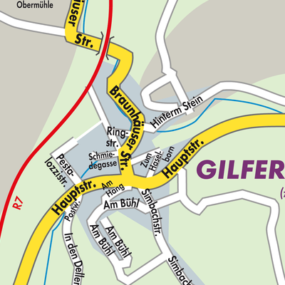 Stadtplan Gilfershausen