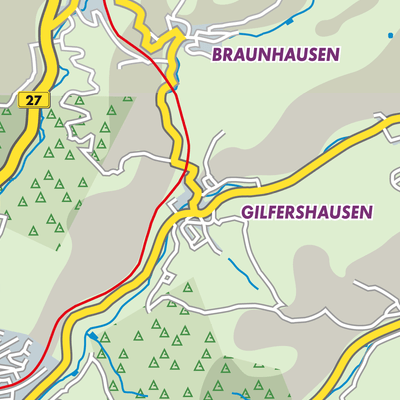 Übersichtsplan Gilfershausen