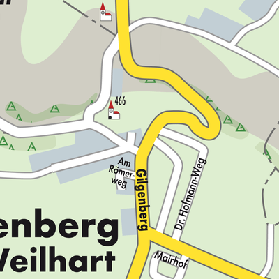 Stadtplan Gilgenberg am Weilhart
