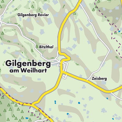 Übersichtsplan Gilgenberg am Weilhart