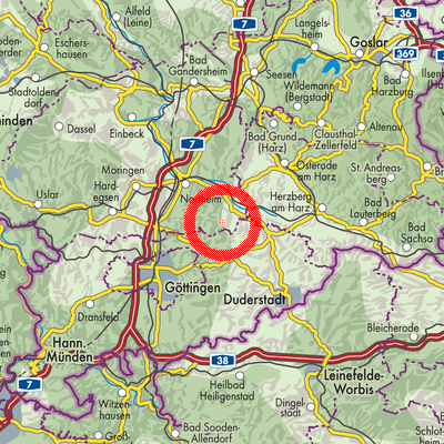 Landkarte Gillersheim