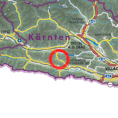 Landkarte Gitschtal