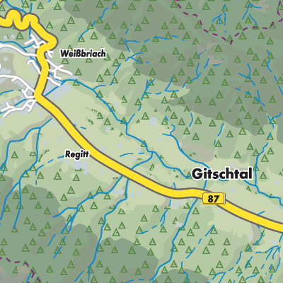 Übersichtsplan Gitschtal
