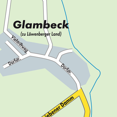 Stadtplan Glambeck