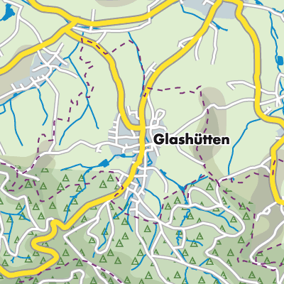 Übersichtsplan Glashütten