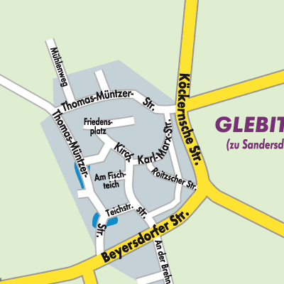 Stadtplan Glebitzsch