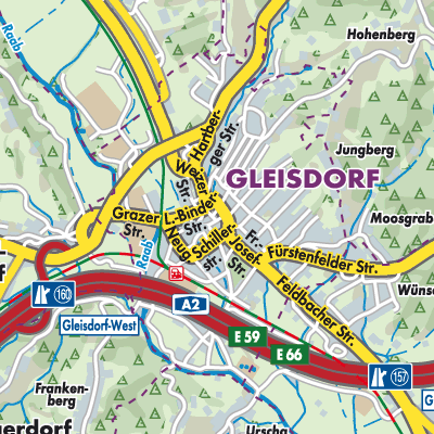 Übersichtsplan Gleisdorf