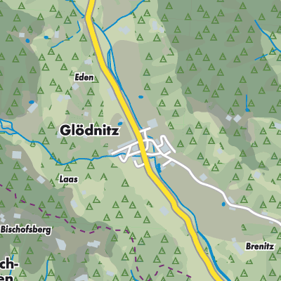 Übersichtsplan Glödnitz