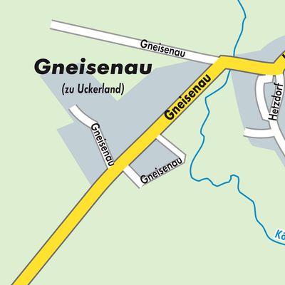 Stadtplan Gneisenau