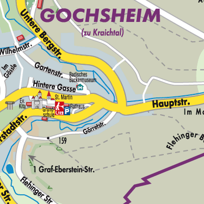 Stadtplan Gochsheim
