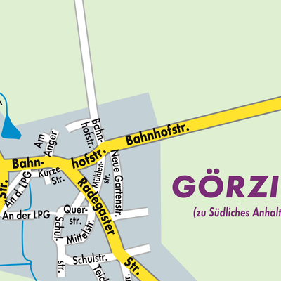 Stadtplan Görzig