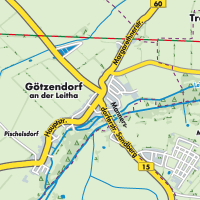 Übersichtsplan Götzendorf an der Leitha