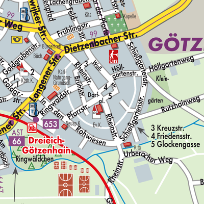 Stadtplan Götzenhain