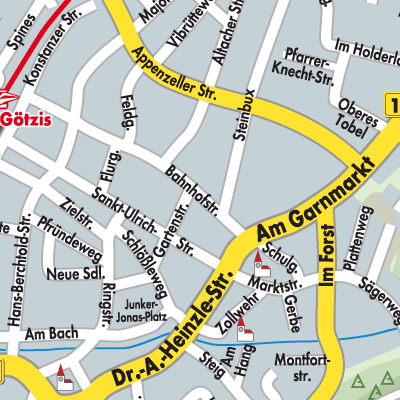 Stadtplan Götzis