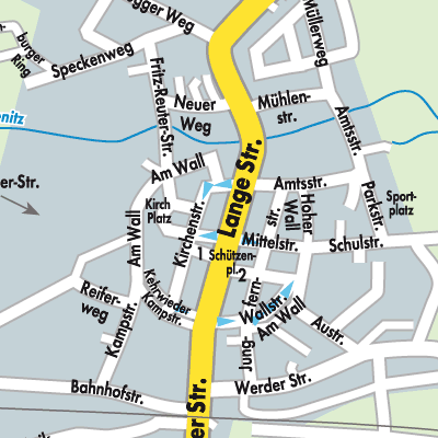 Stadtplan Goldberg