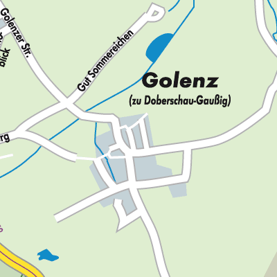 Stadtplan Golenz - Holca