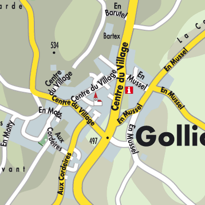 Stadtplan Gollion