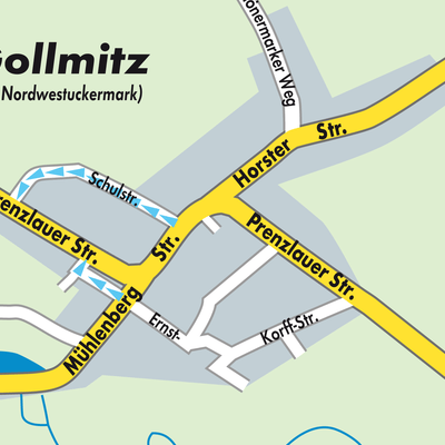 Stadtplan Gollmitz