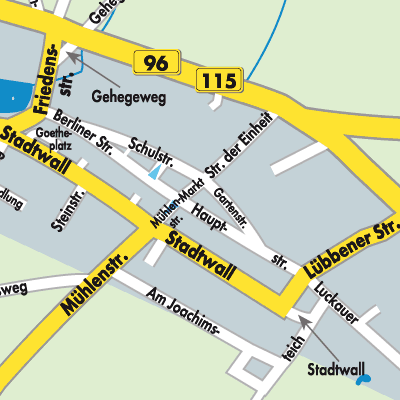 Stadtplan Golßen