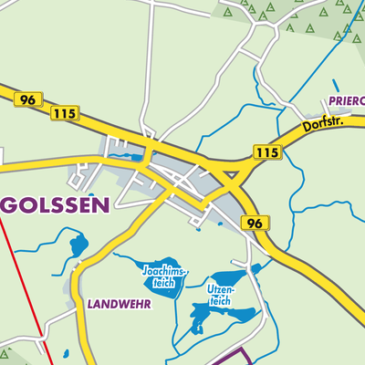 Übersichtsplan Golßen