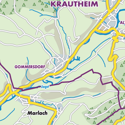 Übersichtsplan Gommersdorf