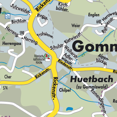Stadtplan Gommiswald
