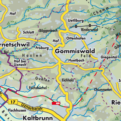 Übersichtsplan Gommiswald