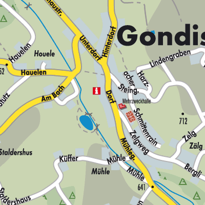 Stadtplan Gondiswil
