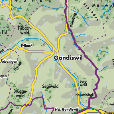 Übersichtsplan Gondiswil