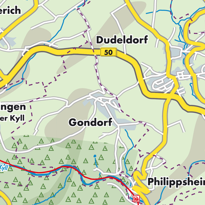 Übersichtsplan Gondorf