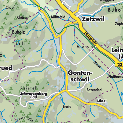 Übersichtsplan Gontenschwil