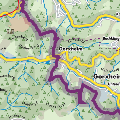 Übersichtsplan Gorxheim