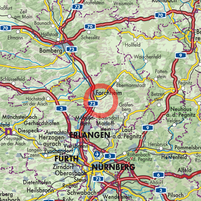 Landkarte Gosberg (VGem)