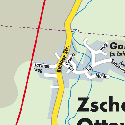 Stadtplan Goselitz