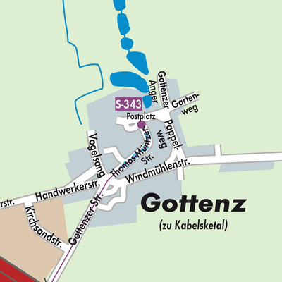 Stadtplan Gottenz
