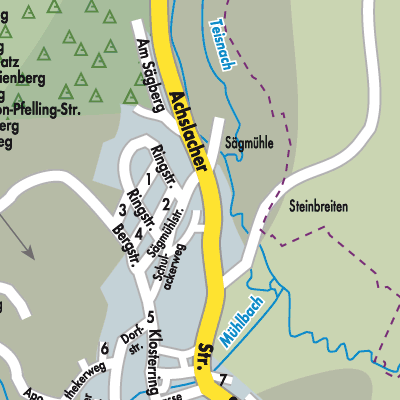 Stadtplan Gotteszell