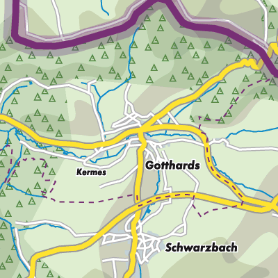 Übersichtsplan Gotthards