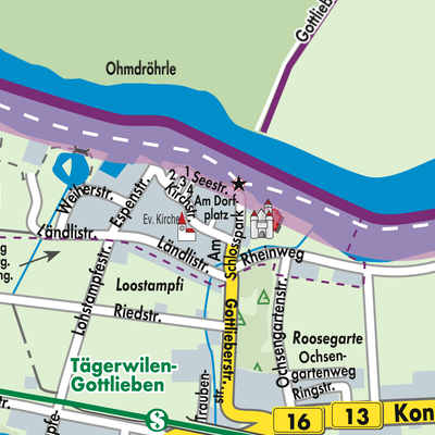 Stadtplan Gottlieben