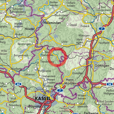 Landkarte Gottstreu