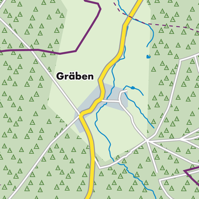 Übersichtsplan Gräben