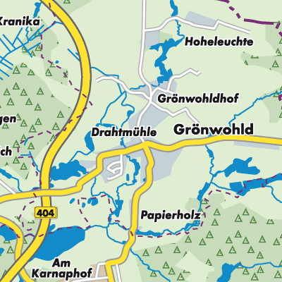 Übersichtsplan Grönwohld
