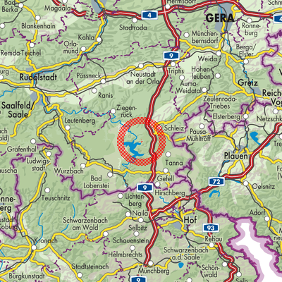Landkarte Gräfenwarth