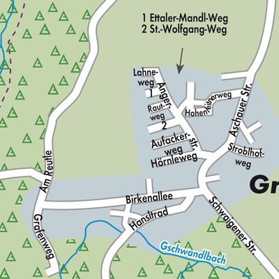 Stadtplan Grafenaschau