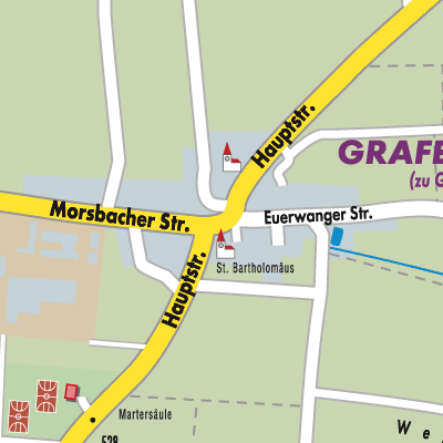 Stadtplan Grafenberg