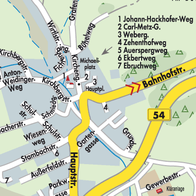 Stadtplan Grafendorf bei Hartberg
