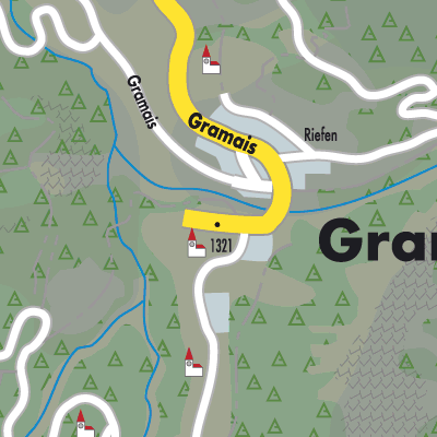 Stadtplan Gramais