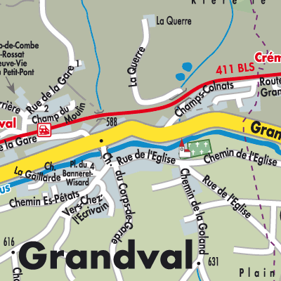 Stadtplan Grandval