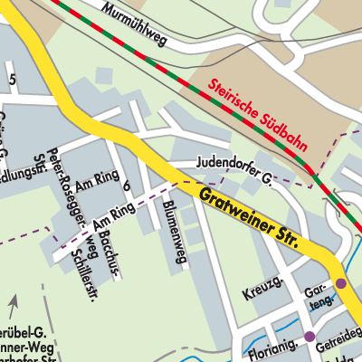 Stadtplan Gratwein-Straßengel